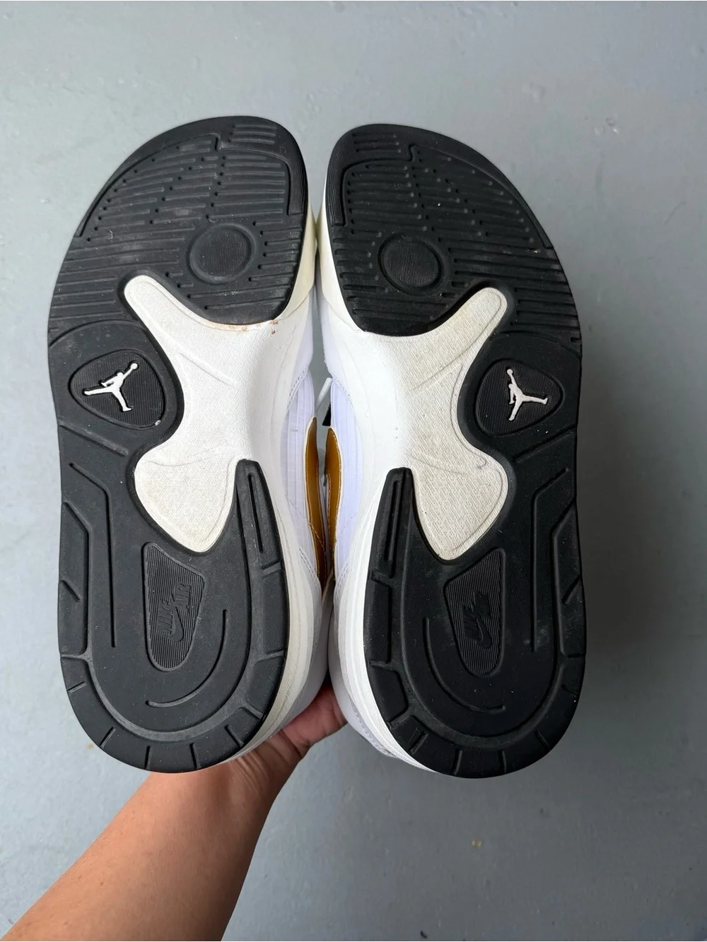 Air Jordan Stadium 90 White Metallic Gold  size 12.5